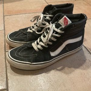 Classic black high top Vans